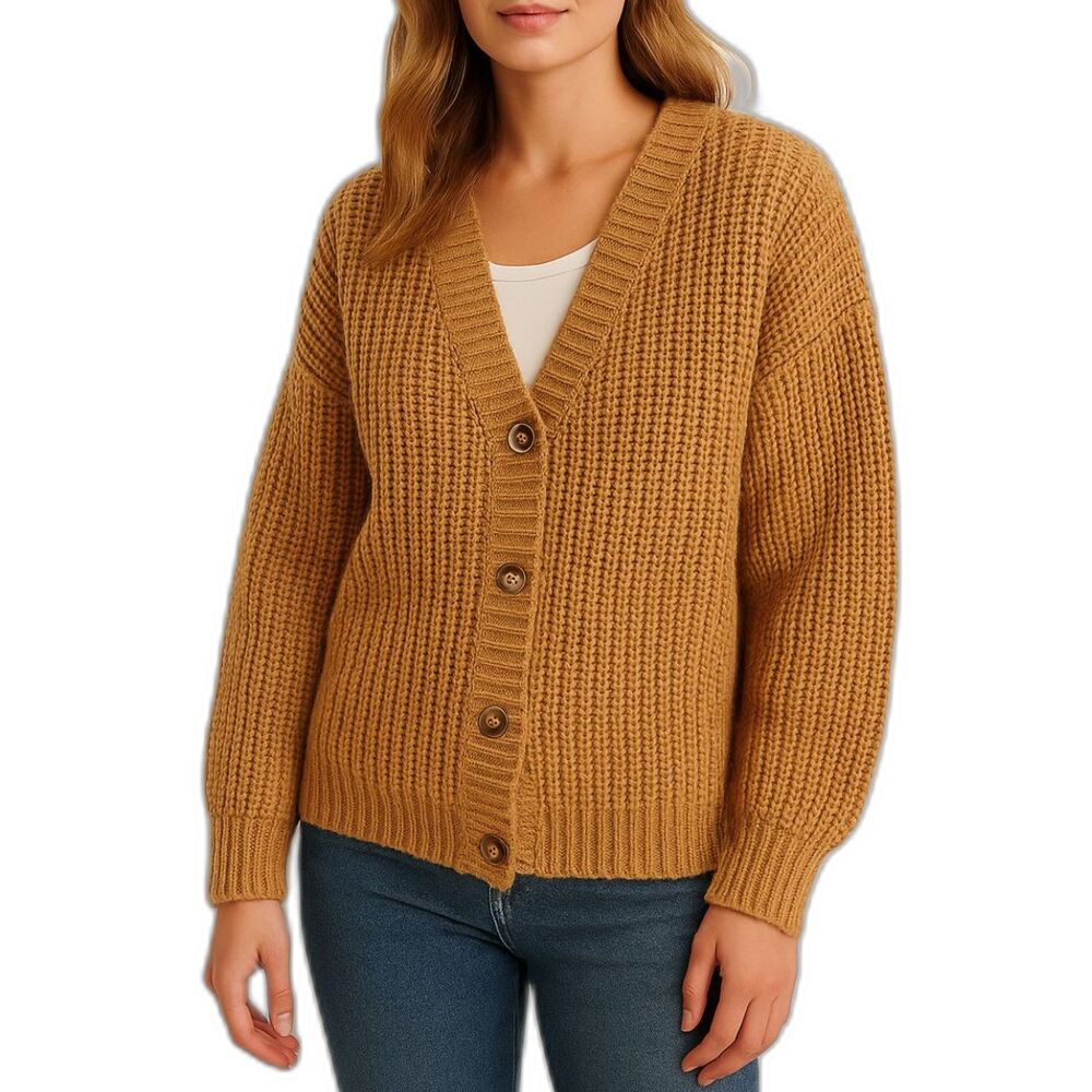 SHEIN Women’s Button-Front Knit Cardigan | Size Small